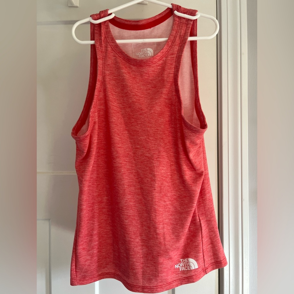 The North face pink athletic tank top.